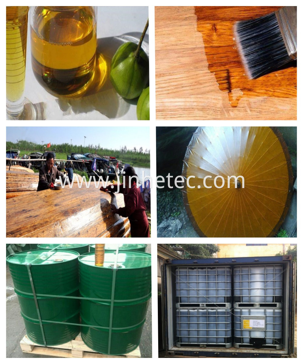 Tung Oil Application and package